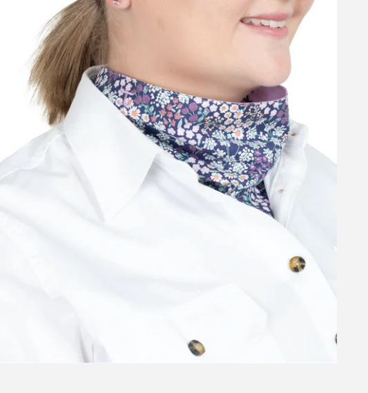 SCF2484 Just Country Carle Double Sided Scarf - Babies Breath/ Orchid