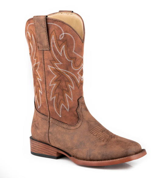 09-119-1900-3367 Roper Big Kids Heritage Brown/ Cognac