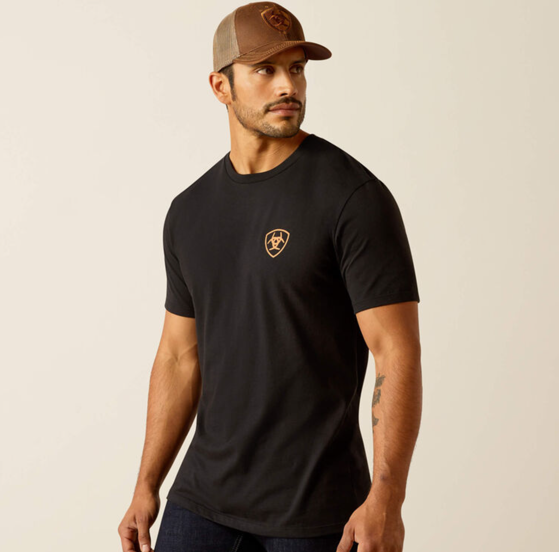 10052017 Ariat Men's Eagle Freedom SS Tee Black