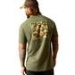 10052574 Ariat Men's Duck SS Tee Surplus Green