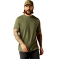 10052574 Ariat Men's Duck SS Tee Surplus Green