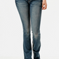 EB61892 Grace in LA Easy Fit Cow Print Jeans 32' Leg