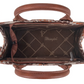 WG2213-8120S  Wrangler Southwest Art Print Tote Tan