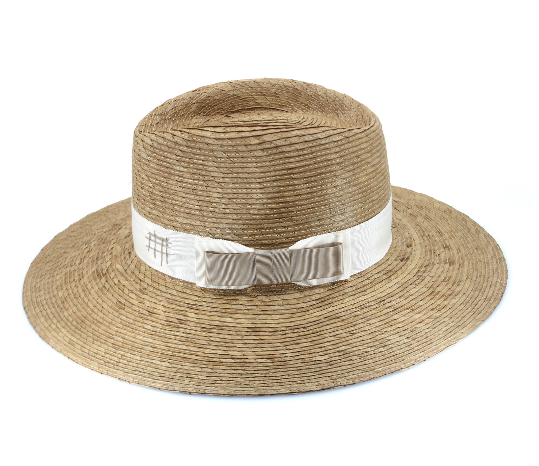 TM593ANAT Tina M Santiago Fedora Natural/ Cream