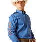 10051339 Ariat Men's Team Logo Twill LS Shirt Bright Cobalt