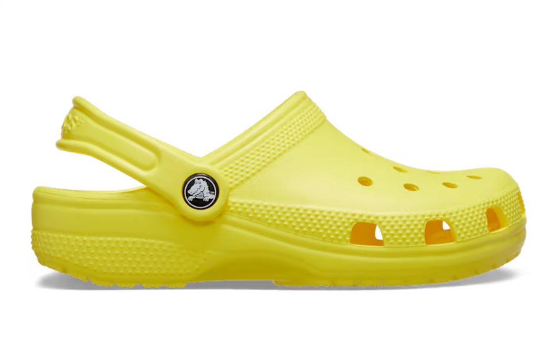 206991-77J     CROCS Kids Clogs Cyber Yellow