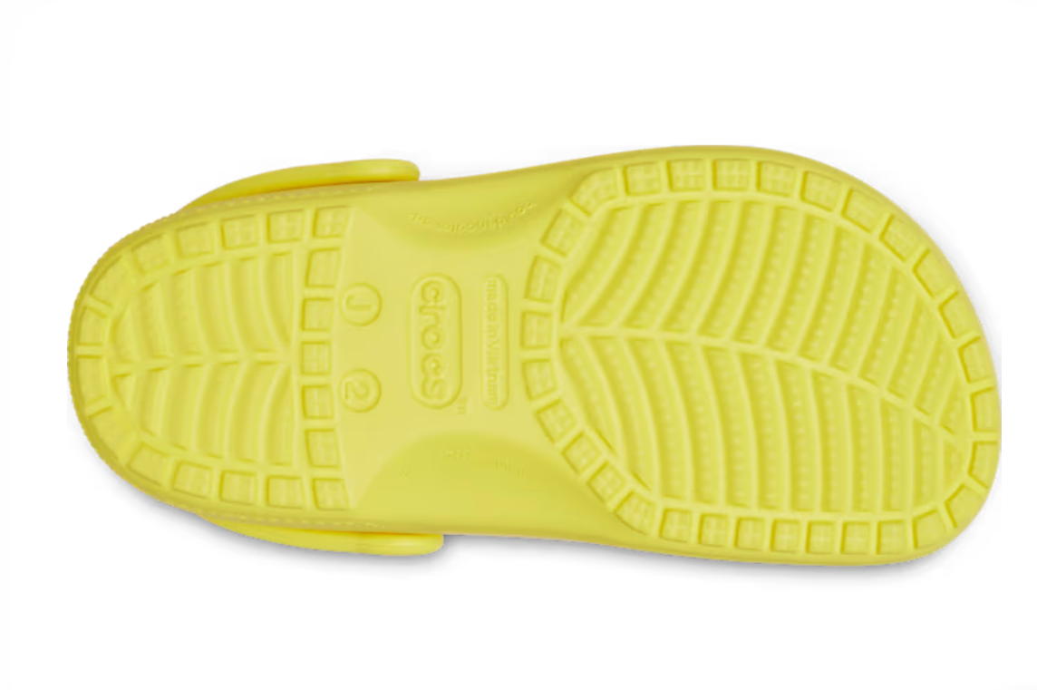 206991-77J     CROCS Kids Clogs Cyber Yellow