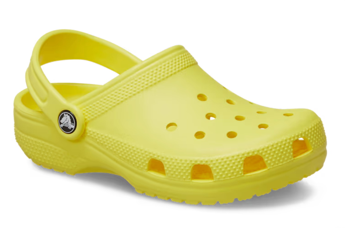 206991-77J     CROCS Kids Clogs Cyber Yellow