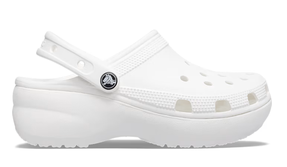 206750-100   CROCS Classic Platform Clog White