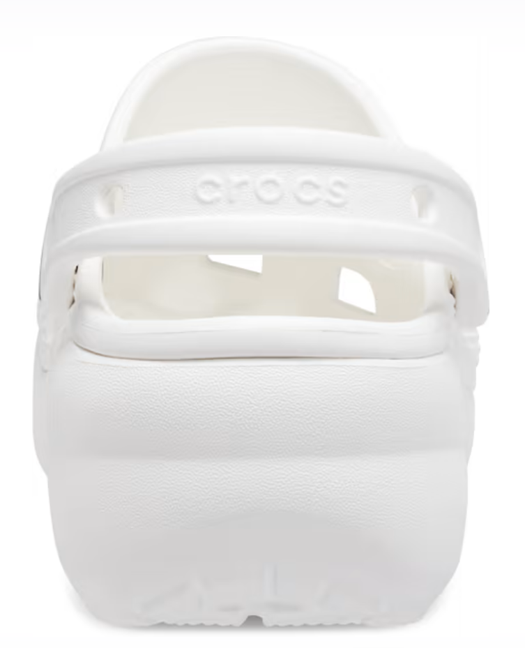 206750-100   CROCS Classic Platform Clog White