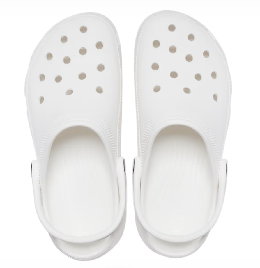 206750-100   CROCS Classic Platform Clog White