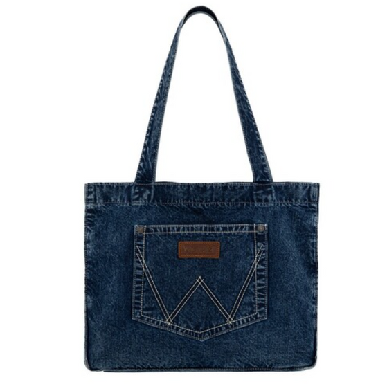 X4S2975BAG Wrangler Denim Pocket tote bag