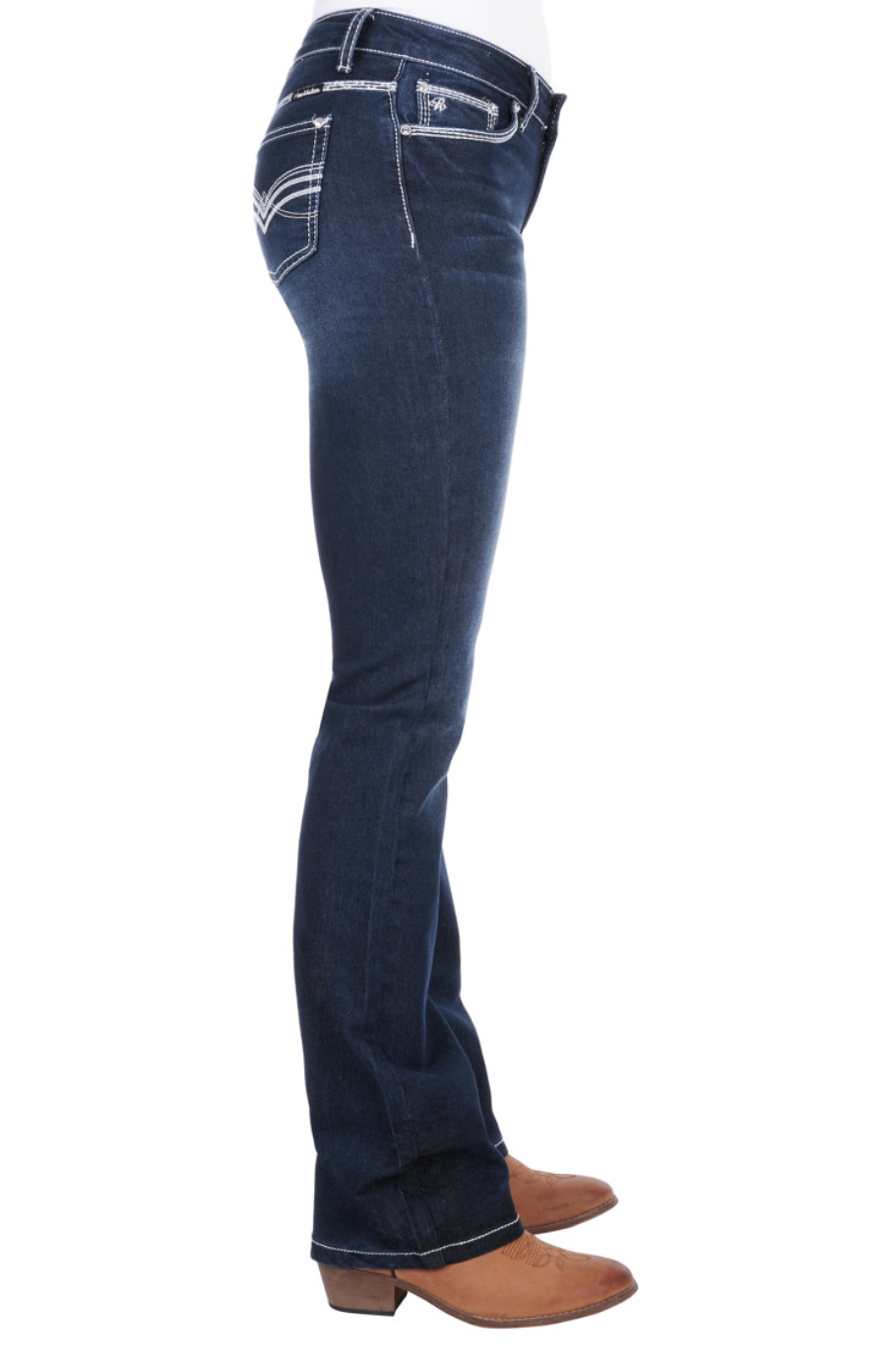 PCP2211119 Pure Western Women's Hannah Boot Cut Jean 32'leg