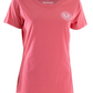 BCP2503002 Bullzye Women's Bullring Tee Coral