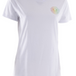 BCP2503002 Bullzye Women's Bullring Tee White