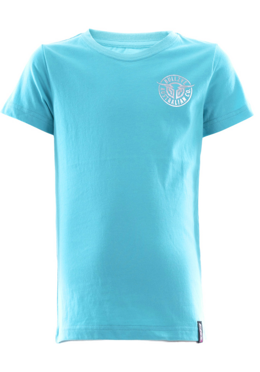 BCP3503002 Bullzye Boys Bullring SS Tee Aqua