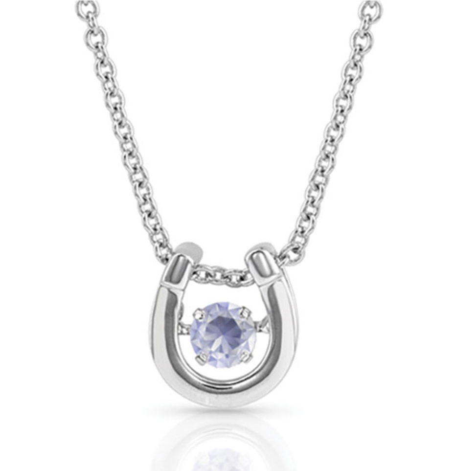 NC4742-JUN Montana Silversmiths Birth Stone Necklace June