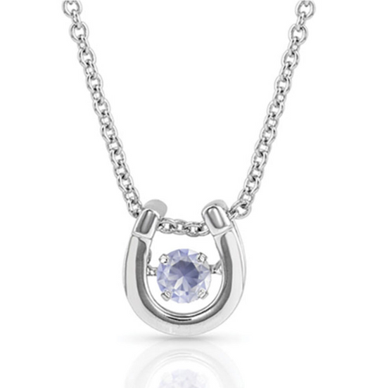 NC4742-JUN Montana Silversmiths Birth Stone Necklace June