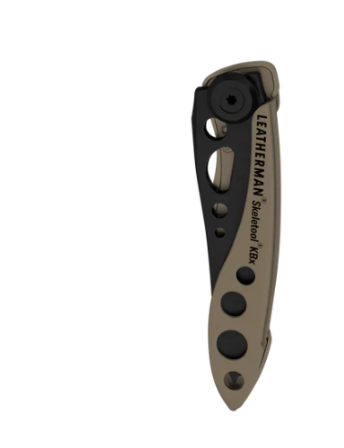 YL832615 Leatherman Skeletool Folding Pocket Knife-Coyote Tan