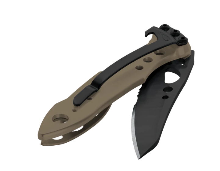 YL832615 Leatherman Skeletool Folding Pocket Knife-Coyote Tan