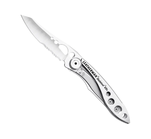 YL832382 Leatherman Skeletool Folding Pocket Knife-Stainless Steel