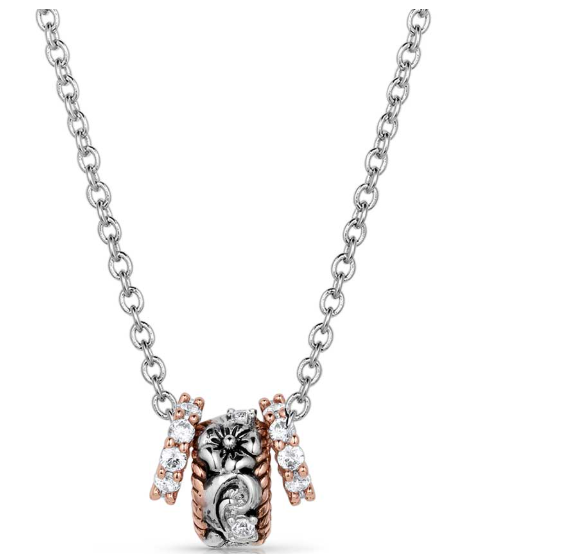 NC5784 Montana Wildflower Elegance Ring Necklace