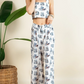 35973 Western Horse Farm Print Pant's