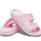 210966-6ZW Croc's Classic Floral Cut Out Sandal Pink Milk