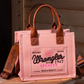 WG136-8120S Wrangler Vintage Wrangler Canvas Tote//Crossbody-Pink