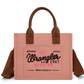 WG136-8120S Wrangler Vintage Wrangler Canvas Tote//Crossbody-Pink