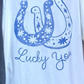 492-1T Frankie Women's Lucky You Tee
