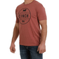 MTT1690466 Cinch Men's Tee- Rust