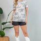 AV1205 Elsa Western Print T-shirt