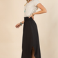 AV1213 USA Elastic Maxi Shirt Black