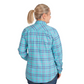 50502254 Just Country Women's Brooke Work Shirt Flannel Turquoise