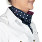 SCF2503 Just Country Carle Double Sided Scarf Radiant Orchid/Navy Dot's