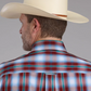 03-002-0379-3018 Roper Men's Plaid Red SS Shirt