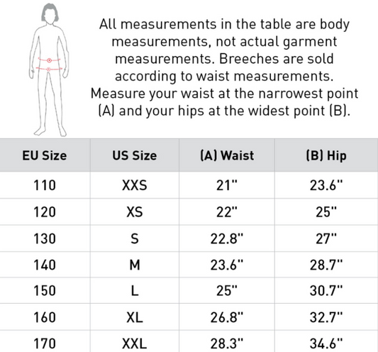 36278-BL Horze Junior Active FS Breeches Black
