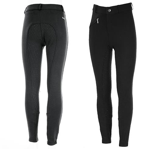 36278-BL Horze Junior Active FS Breeches Black