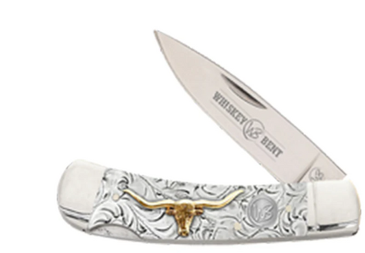 KWB13-22 Whiskey Bent Trapper Pocket Knife Single Locking Blade