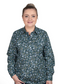 WWLS2523 Just Country Women's Georgie Workshirt-Ponderosa Pine Forget-Me-Not