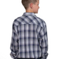 BWLS2526 Just Country Boy's Brayden Workshirt- Admiral Blue & Slate Check