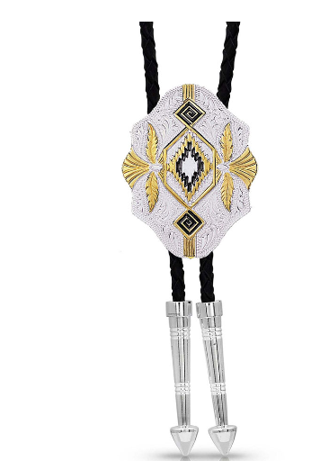 BT190 Montana Silversmiths Southwest Scalloped Bolo Tie