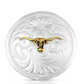 SCF384S Montana Silversmiths Scarf Slide with Longhorn