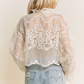 TP9983 Crochet Embroidery Blouse