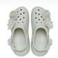 211448-0HZ Croc Women's Crush Bouquet Clog Linen