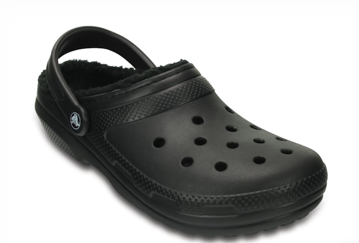 203591-060  Croc Classic Lined Clog Blk/Blk
