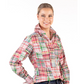 RR01-2002 Hitchley & Harrow Women's Patchwork Collared Shirt