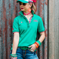 EL112 Hitchley & Harrow Women's Emerald Green Polo