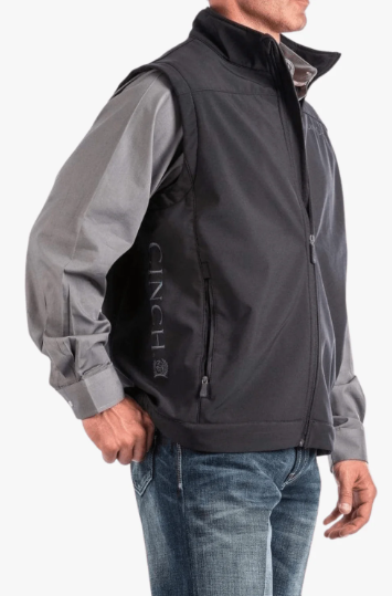 MWV1012010 Cinch Men's Clunes Vest Black